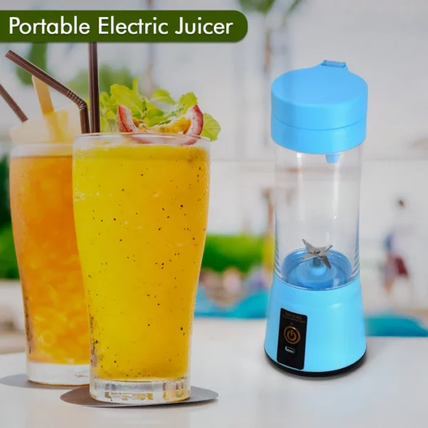 Portable Mixer Grinder 6 Blade Juicer USB Rechargeable Vegetables Fruit Juice Maker Juice Extractor Blender Mixer - Image 7