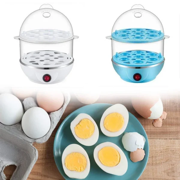 Double Layer Electric Egg Boiler / Poacher / Cooker / Electric Steamer (2 Layer) - Image 2